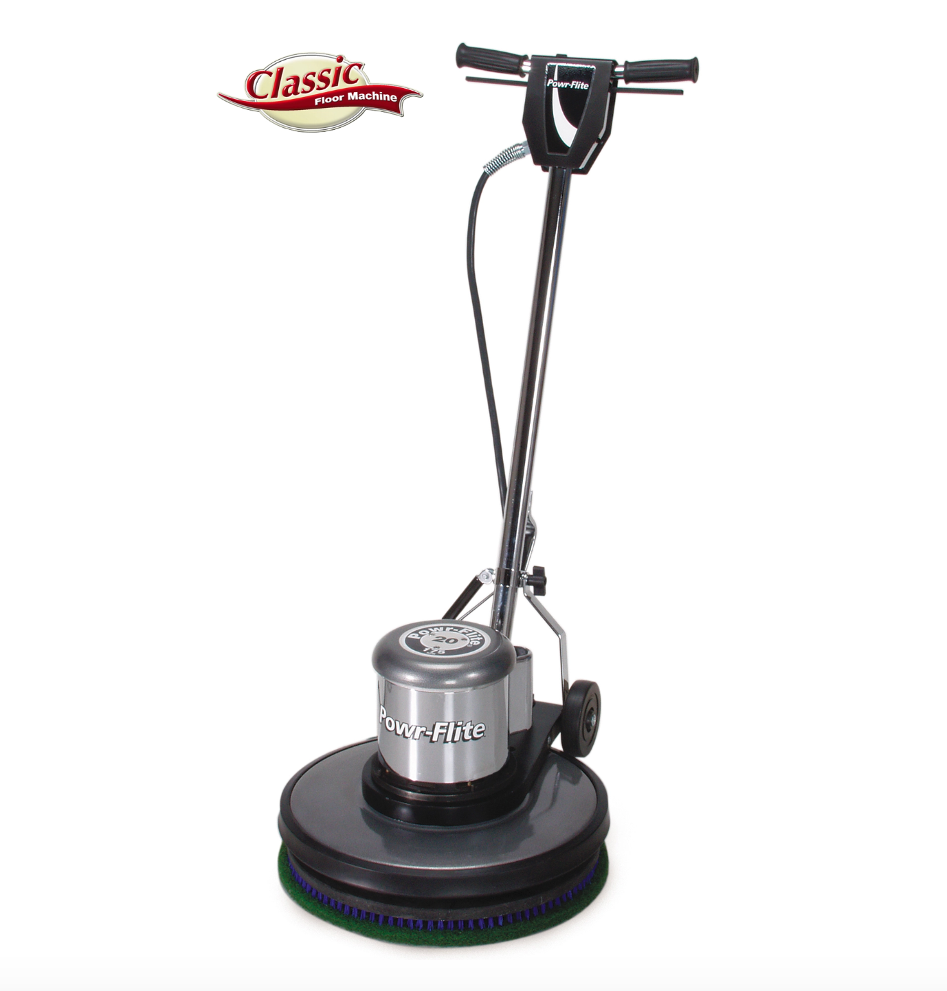 Powr-Flite Classic Metal Floor Machine 20" 1.5 HP