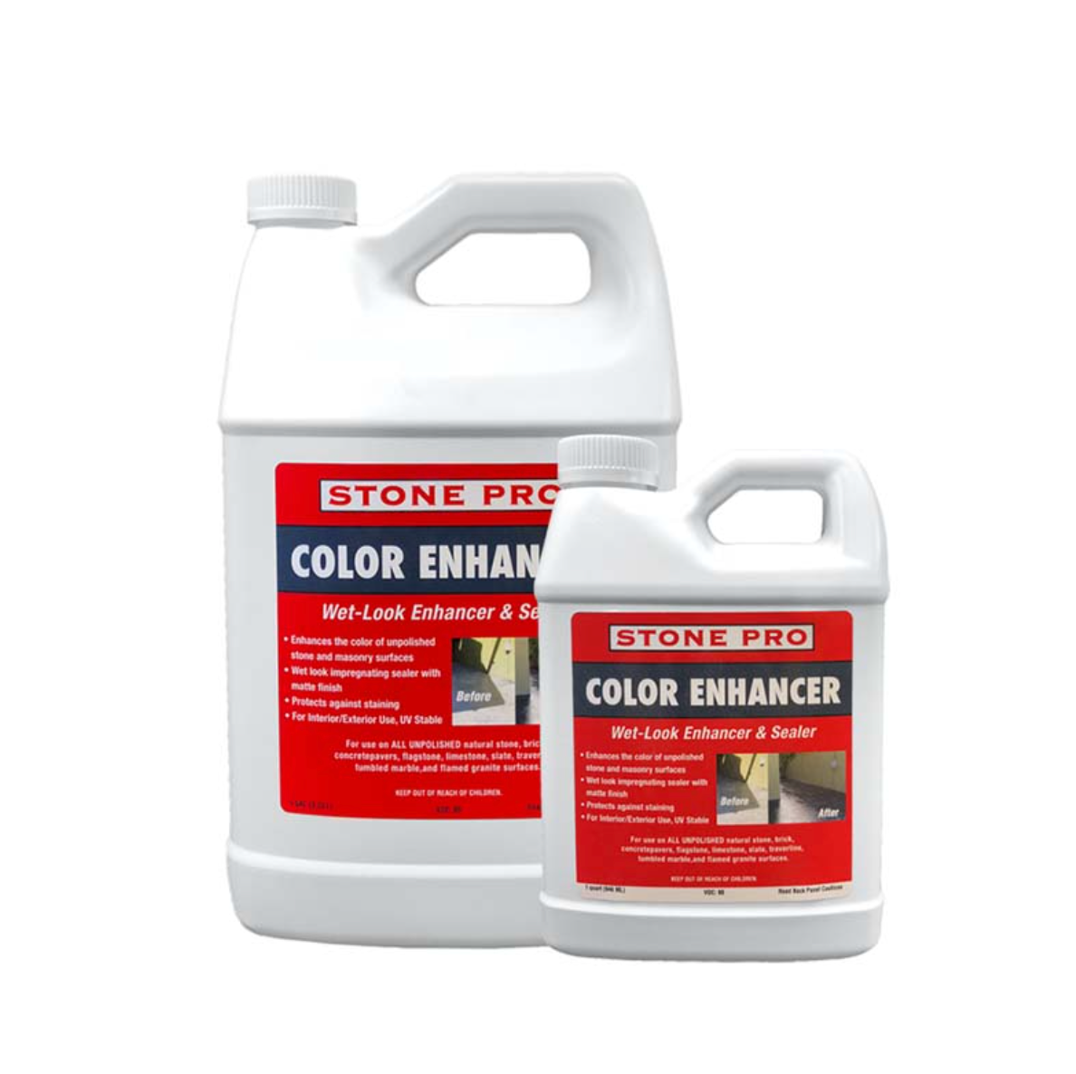 Stone Pro Color Enhancer Wet Look Penetrating Sealer - 55 Gallon