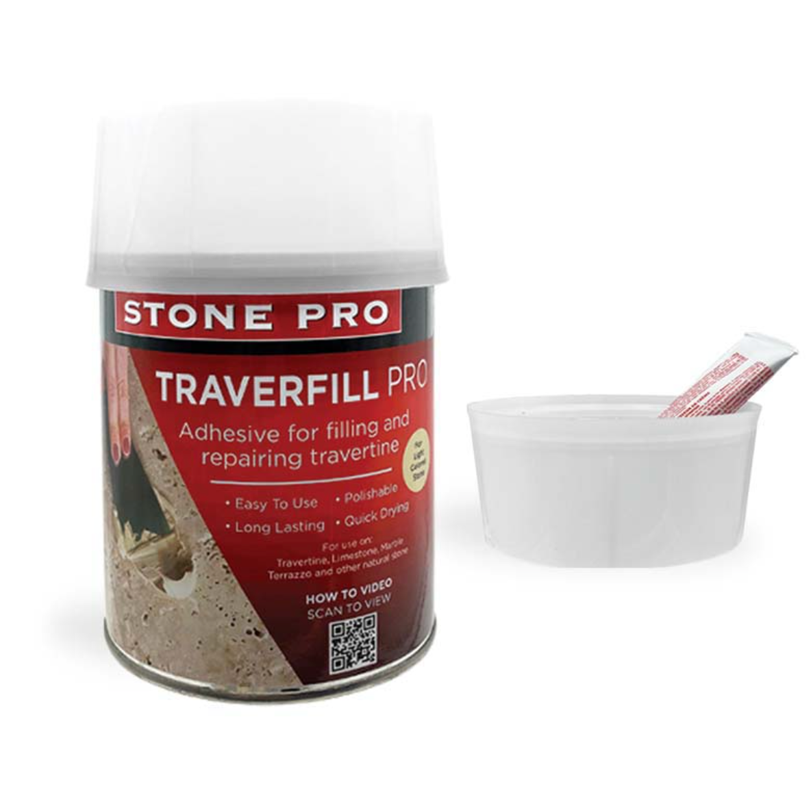 Stone Pro Traverfill Pro Adhesive 1 Qt