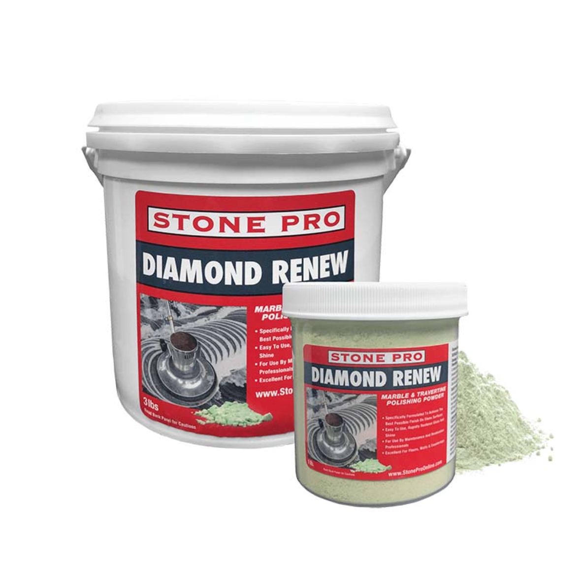 Stone Pro Diamond Renew Stone Polishing Powder
