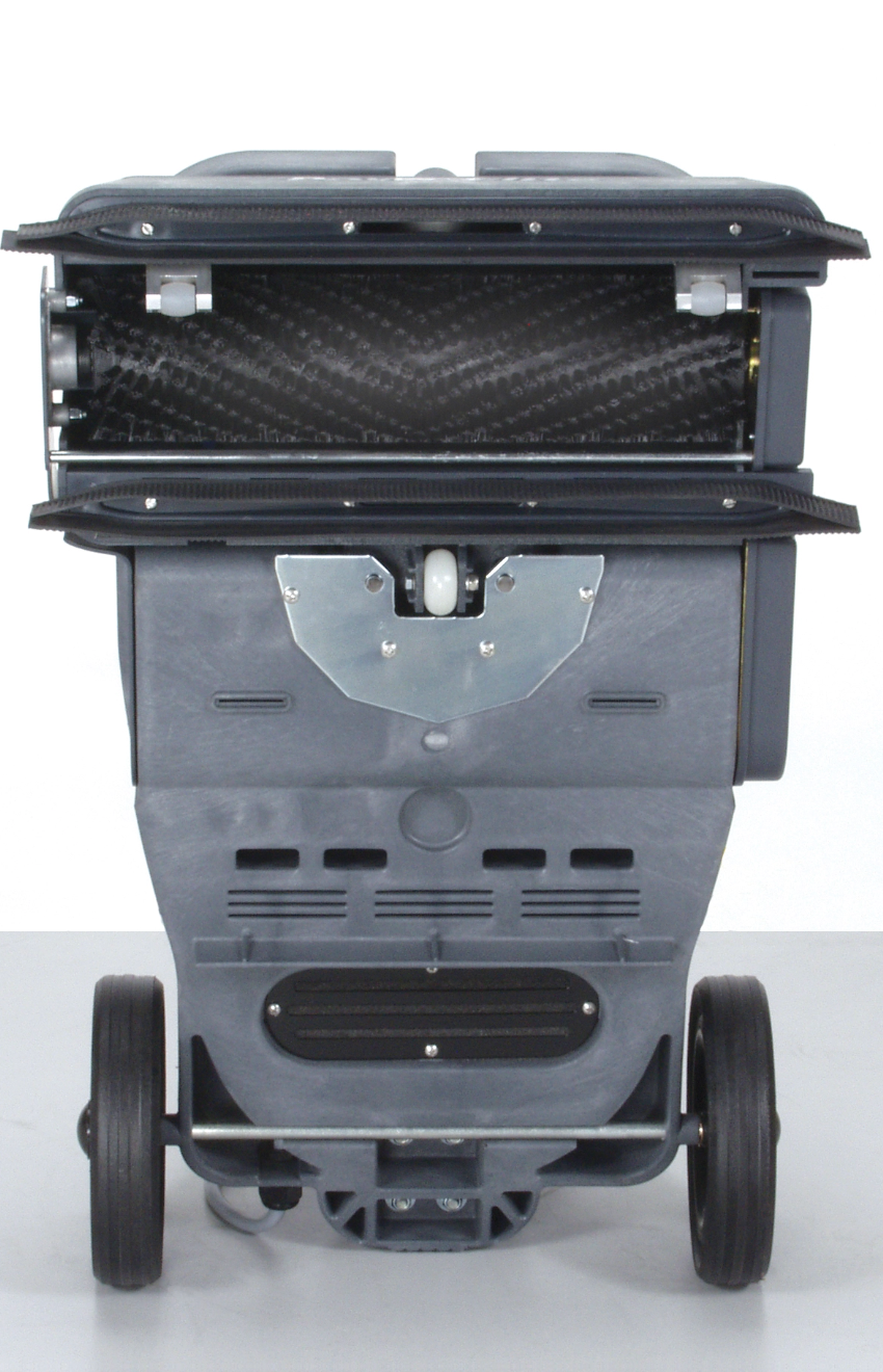 Powr-Flite Powr-Scrub CAS16 16" Corded Walk Behind Cylindrical Floor Scrubber - 4 Gallon