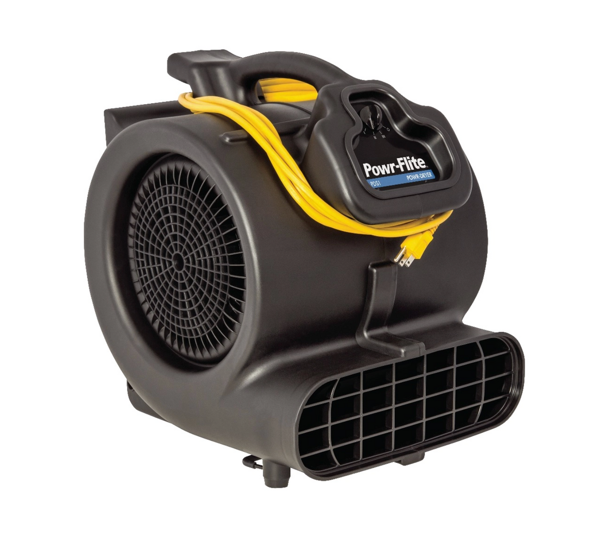 Powr-Flite Powr-Dryer 3,800 FPM Air Mover, 3-Speed, 1/2 HP