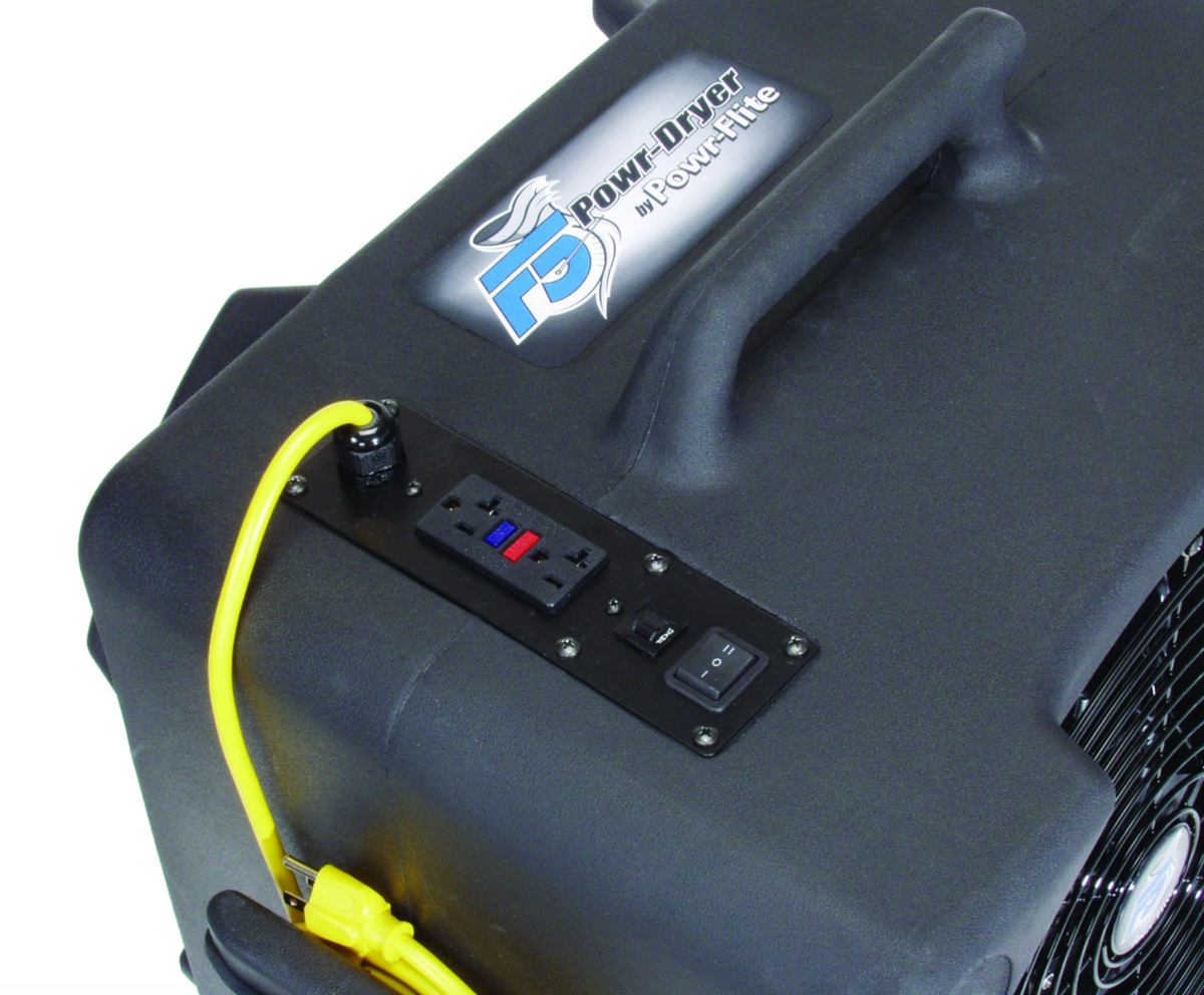 Powr-Flite F5 Axial Fan / Air Mover with Handle and Wheels