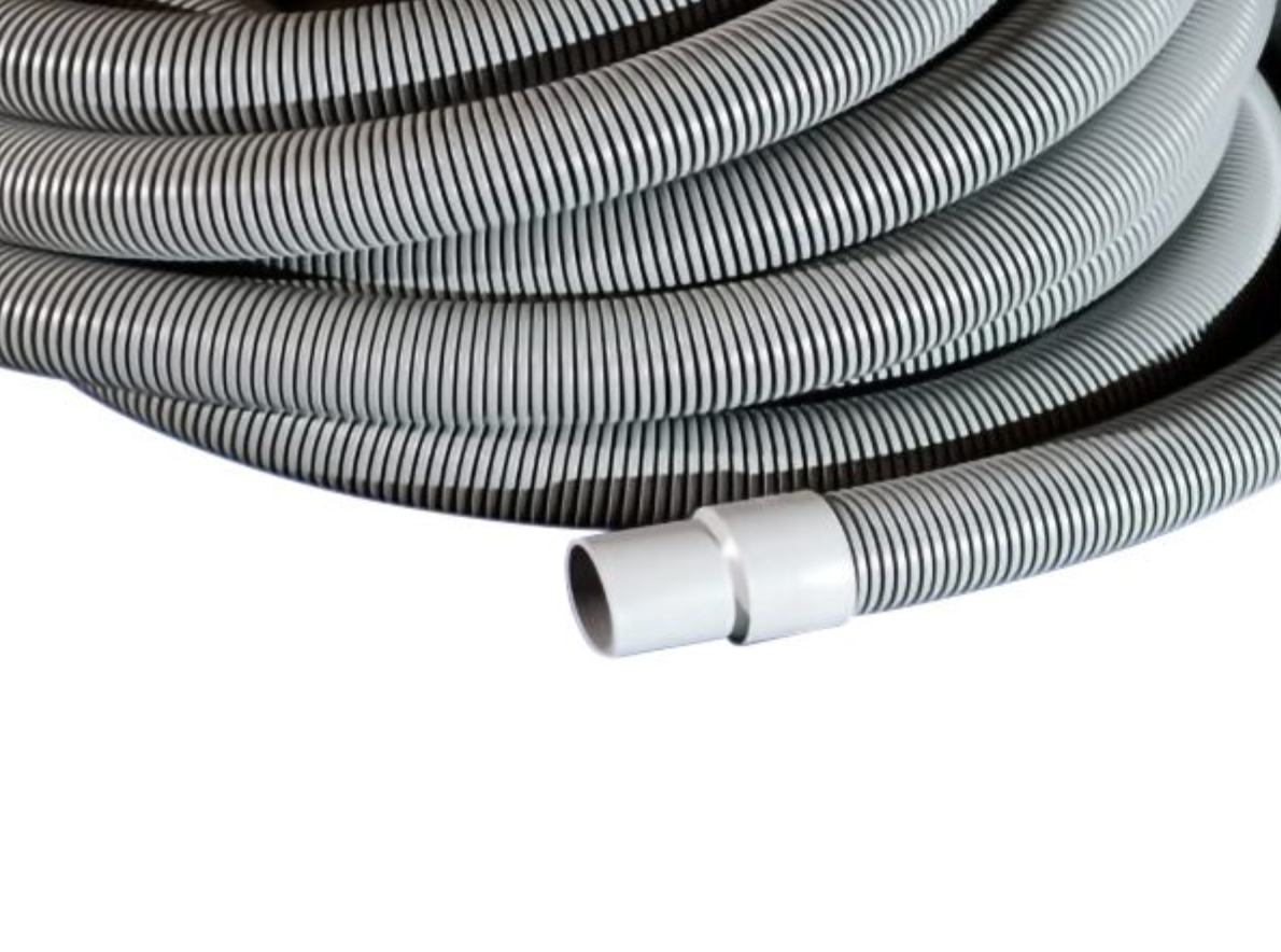 Westpak Vacuum Hose 1.50" × 50' Grey Crushproof (Also Available in Blue & Orange)