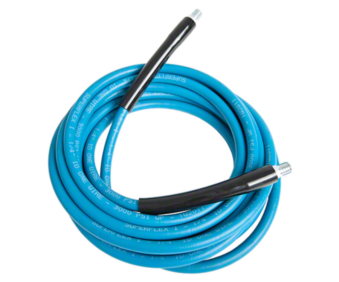 Westpak 1/4" x 100' 3000 PSI Blue Hose w/ Crimps