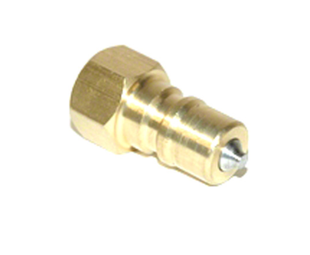 Westpak QD, Male 1/4" Brass, SS Poppet