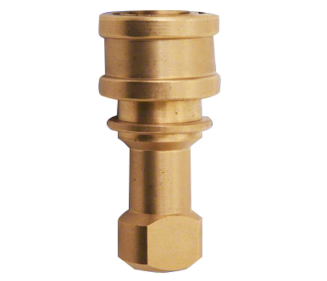 Westpak QD, Female 1/8" Brass, Brass Poppet