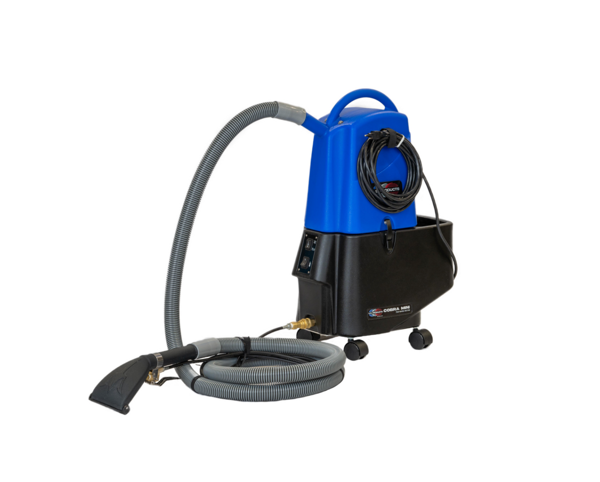 U.S Products Cobra Mini 750 Cold - Includes Trident (UPH) 4" Upholstery Wand with 10' Hose Set