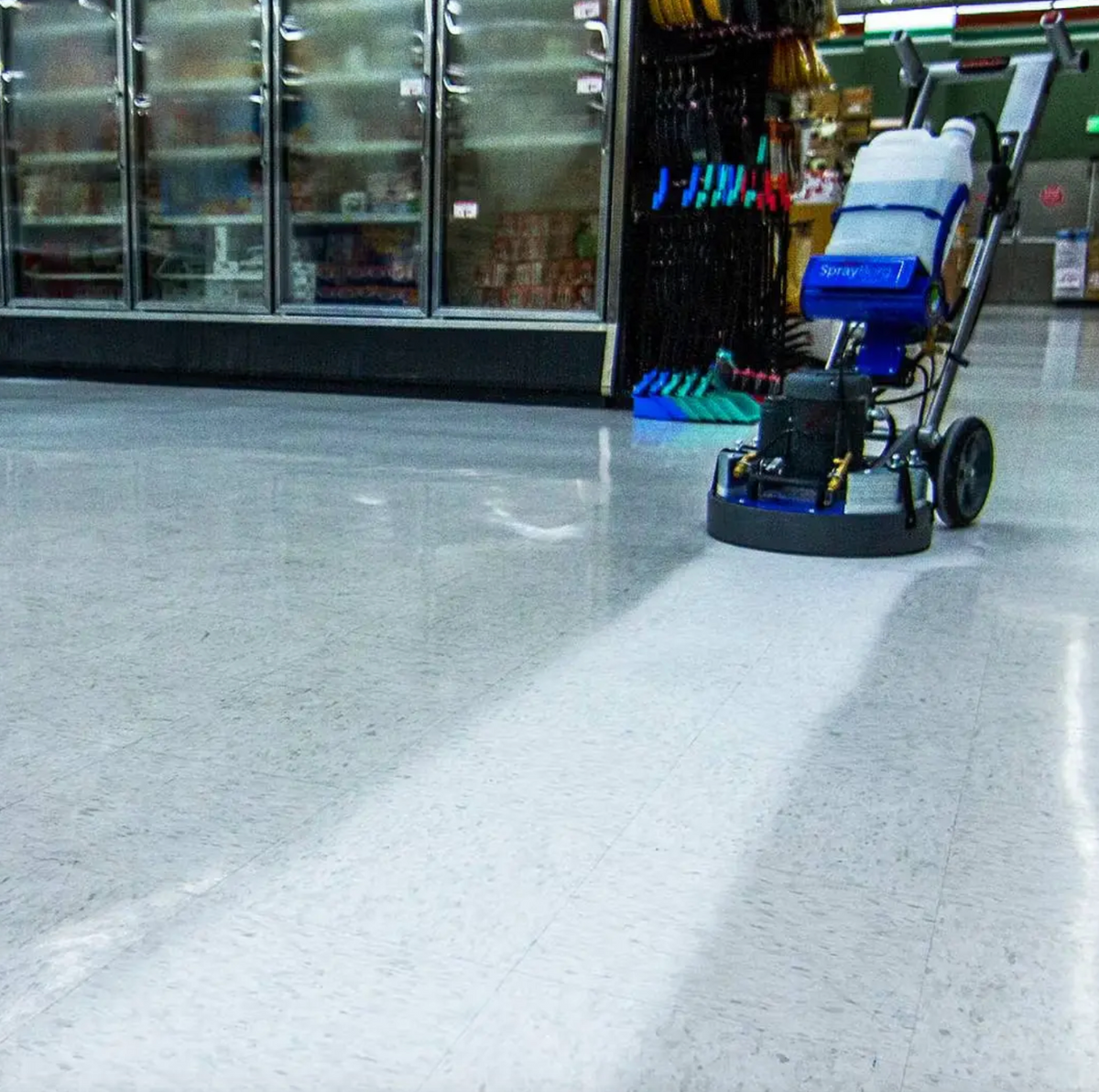 Orbot Sprayborg 17" Oscilating Pad Orbital Floor Machine