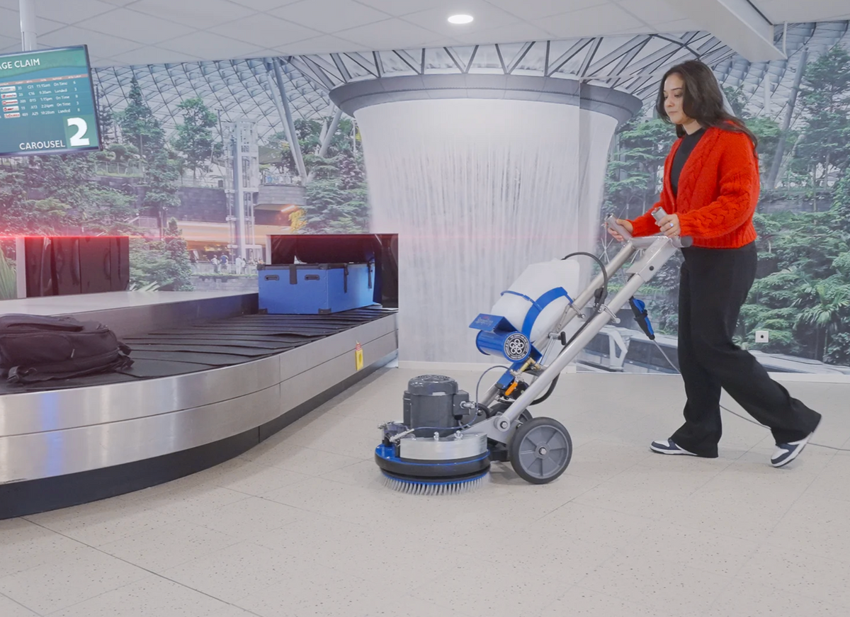 Orbot Sprayborg 17" Oscilating Pad Orbital Floor Machine