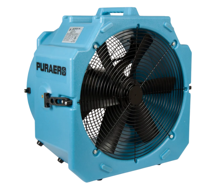 Puraero 1/4 HP 4000 CFM 2.7A Pro Axial Fan
