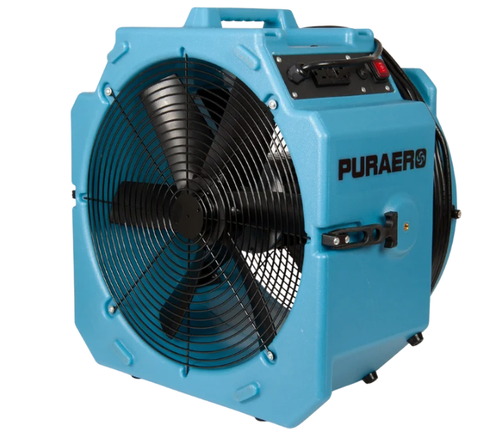 Puraero 1/4 HP 4000 CFM 2.7A Pro Axial Fan