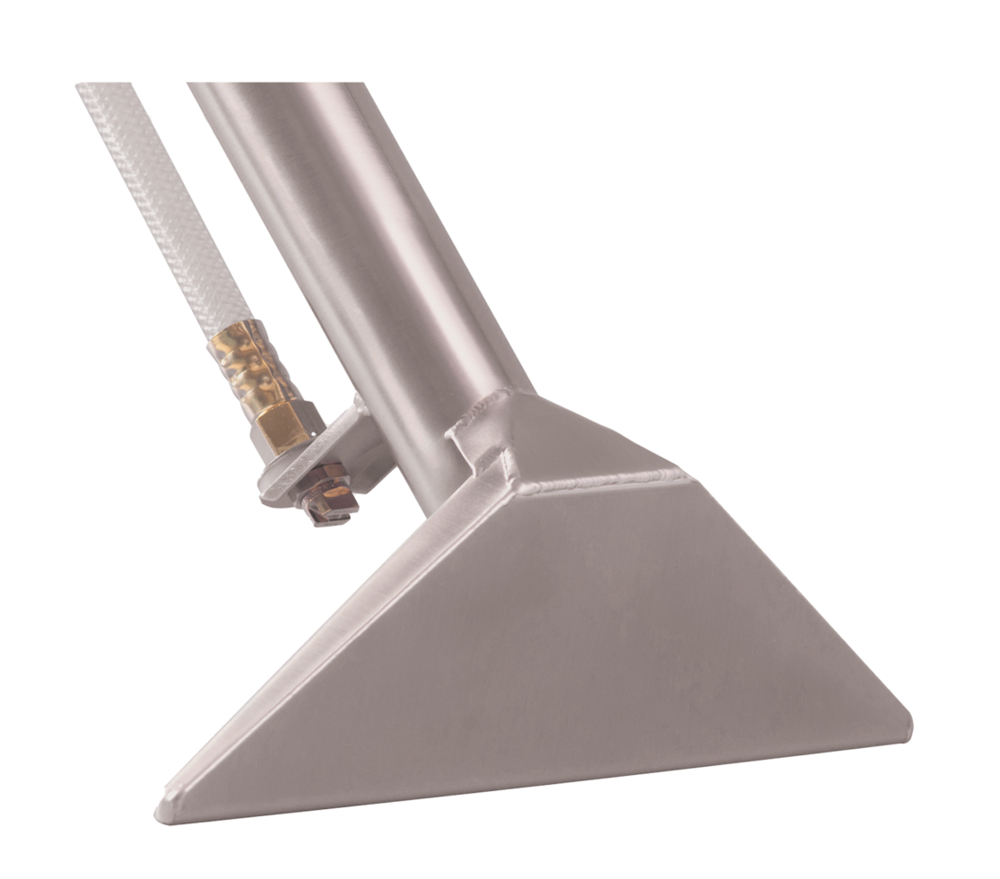 PMF 9-3/4" Wide Stainless Steel Carpet Wand, 1 Jet 120 PSI