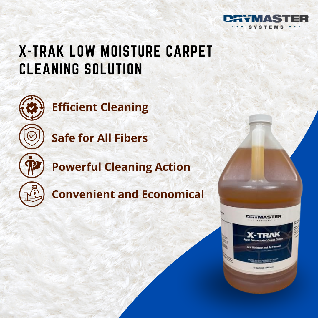 X-Trak Low Moisture Carpet Cleaning Solution