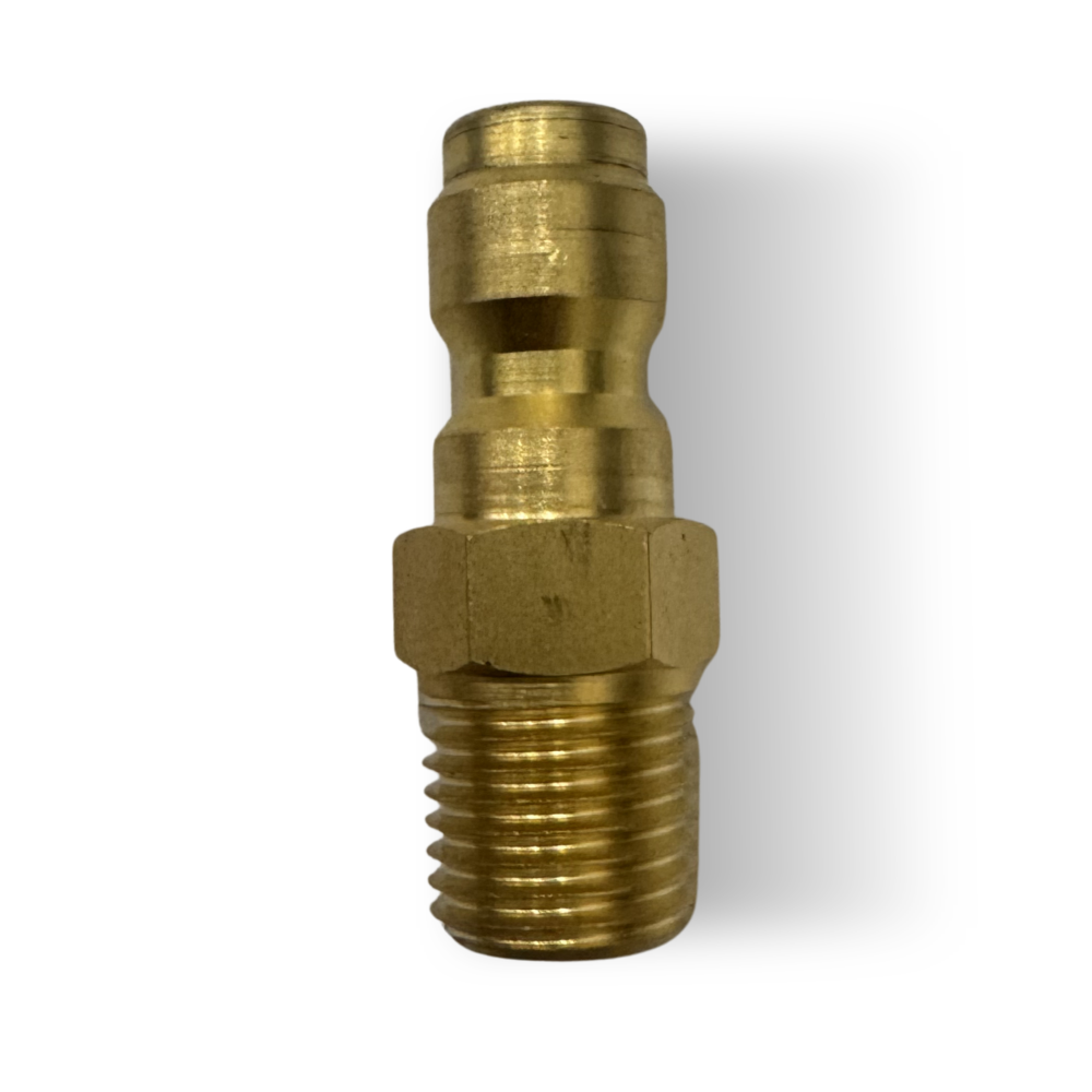 DryMaster Brass Pressure Wash 1/4" Male with Male Thread Quick Connect
