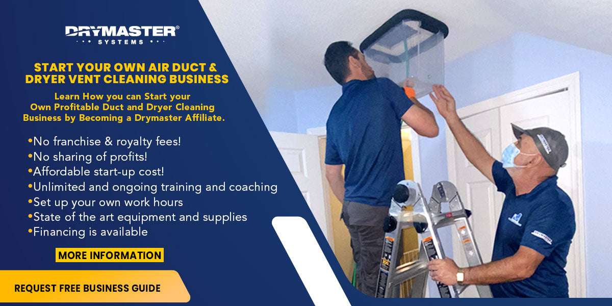 Dryer Vent Cleaning Equipment With Tool Kit & Rotary Brush Kit - DryMaster  Systems