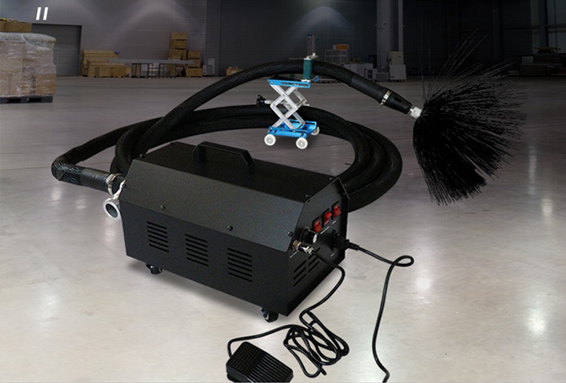 Flexible Shaft Air Duct Cleaning Equipment with Vacuum Port