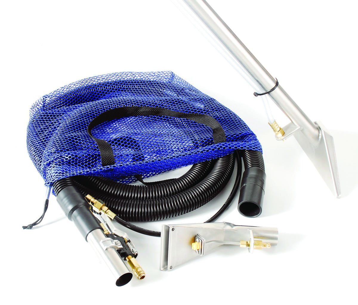 PMF Econo Kit Stainless Steel Carpet Wand and Detailer Tool with Hoses