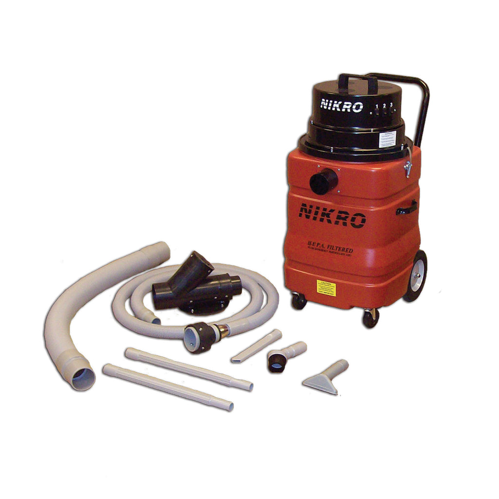 Nikro 15 Gal Dryer Vent/Chimney HEPA Vacuum w/Tool Kit - DryMaster
