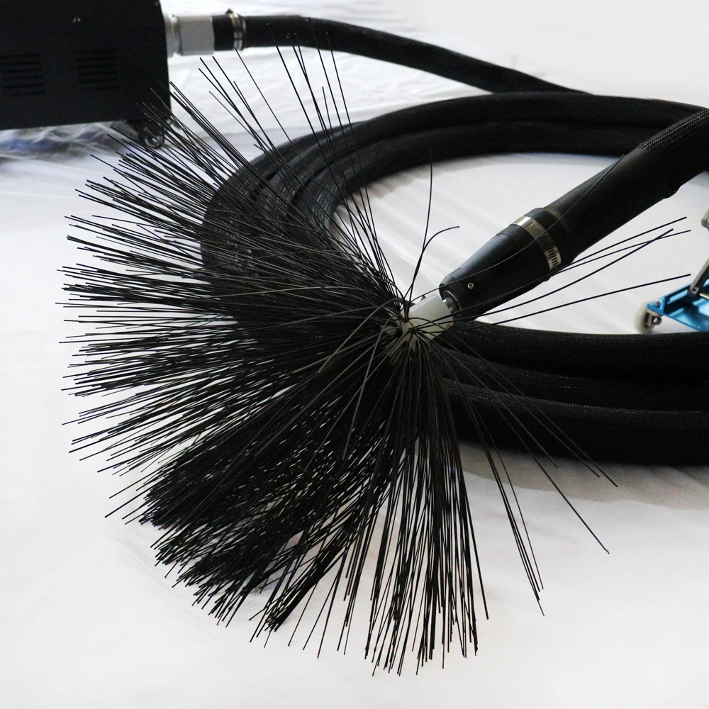 Flexible Shaft Air Duct Cleaning Equipment with Vacuum Port