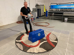 Manual Rug Dusting Machine - DryMaster Systems