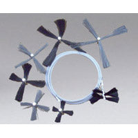 7' Solid Core Rotary Brush System w/ 7 Button Lock Brushes