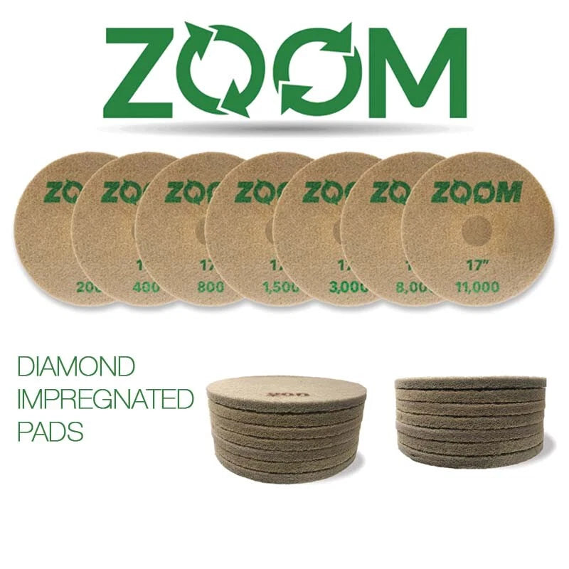 StonePro ZOOM Diamond Impregnated Pads 17"