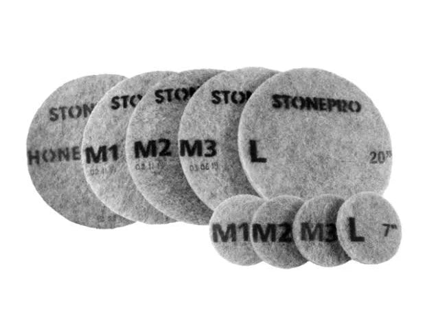 Stone Pro 17" M-SERIES Diamond Impregnated Pads