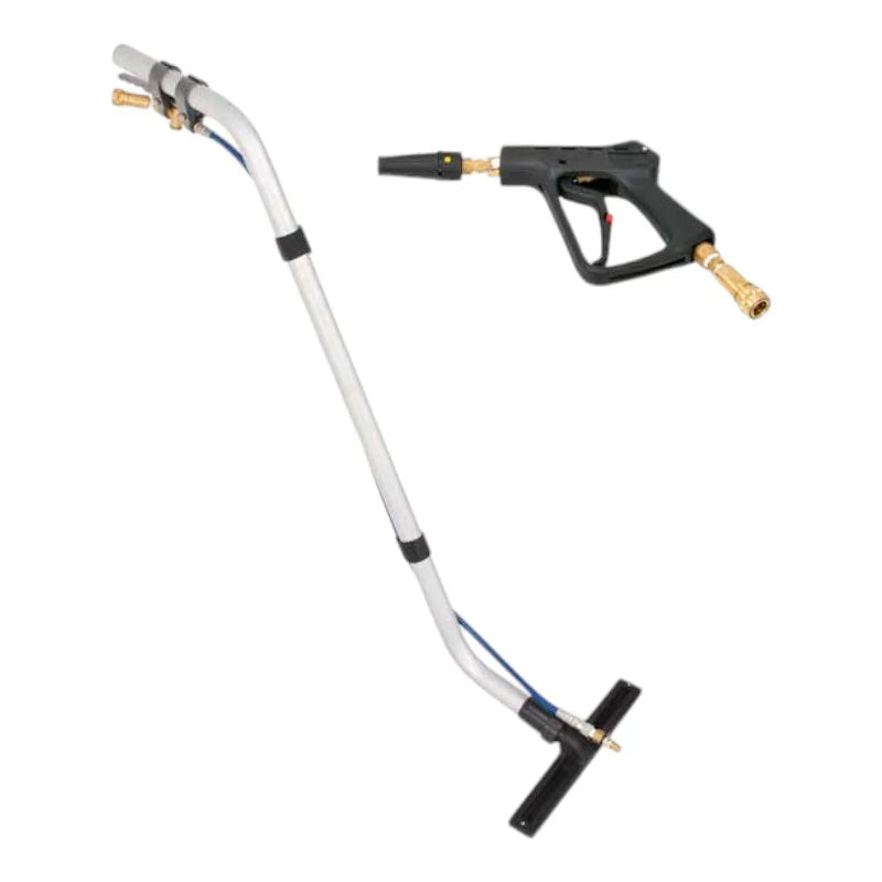 EDIC Touchless Bathroom Cleaning Kit: Spray Gun &amp; Squeegee Wand
