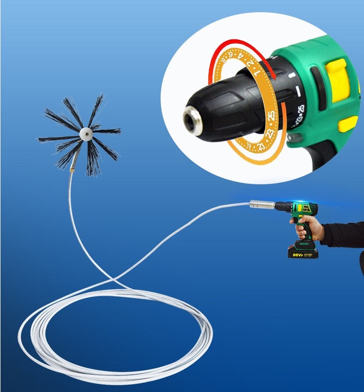 Drill Powered Duct Cleaning tool