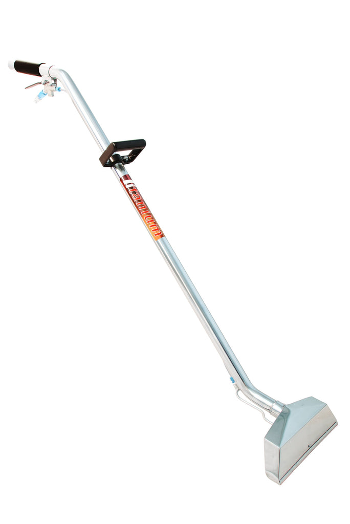 WestPak Titanium 12 Inch Wide 4 Jet Carpet S Bend Wand with Splash