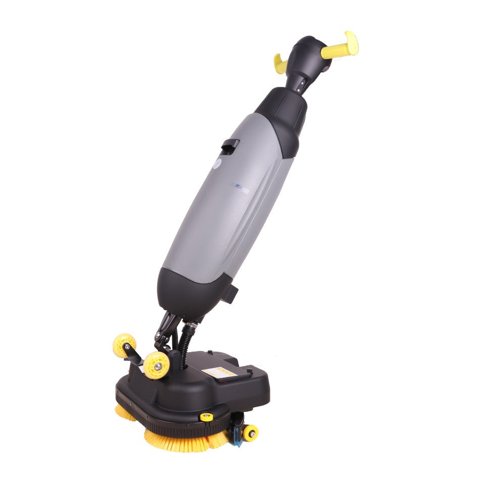 Cordless 16" Commercial Dual Brush Floor Cleaner, Scrubber and Buffer