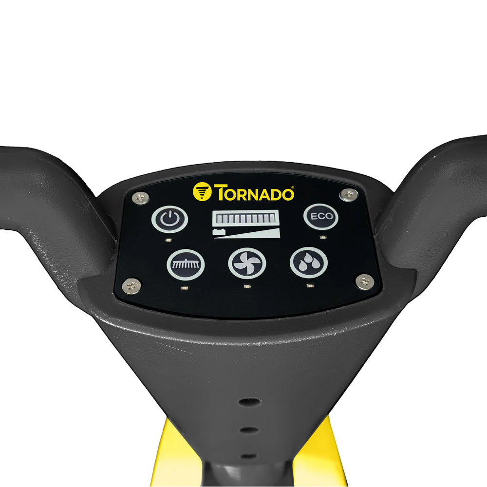 Tornado® Microburst Ultra-Compact 17" Floor Scrubber w/ Brushes &amp; Charger (Battery Sold Separately) - 1.3 Gallons