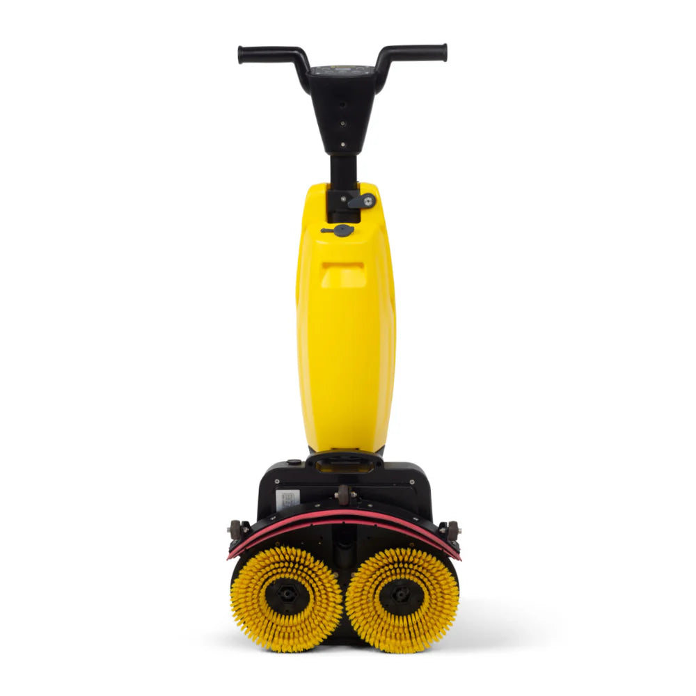 Tornado® Microburst Ultra-Compact 17" Floor Scrubber w/ Brushes &amp; Charger (Battery Sold Separately) - 1.3 Gallons