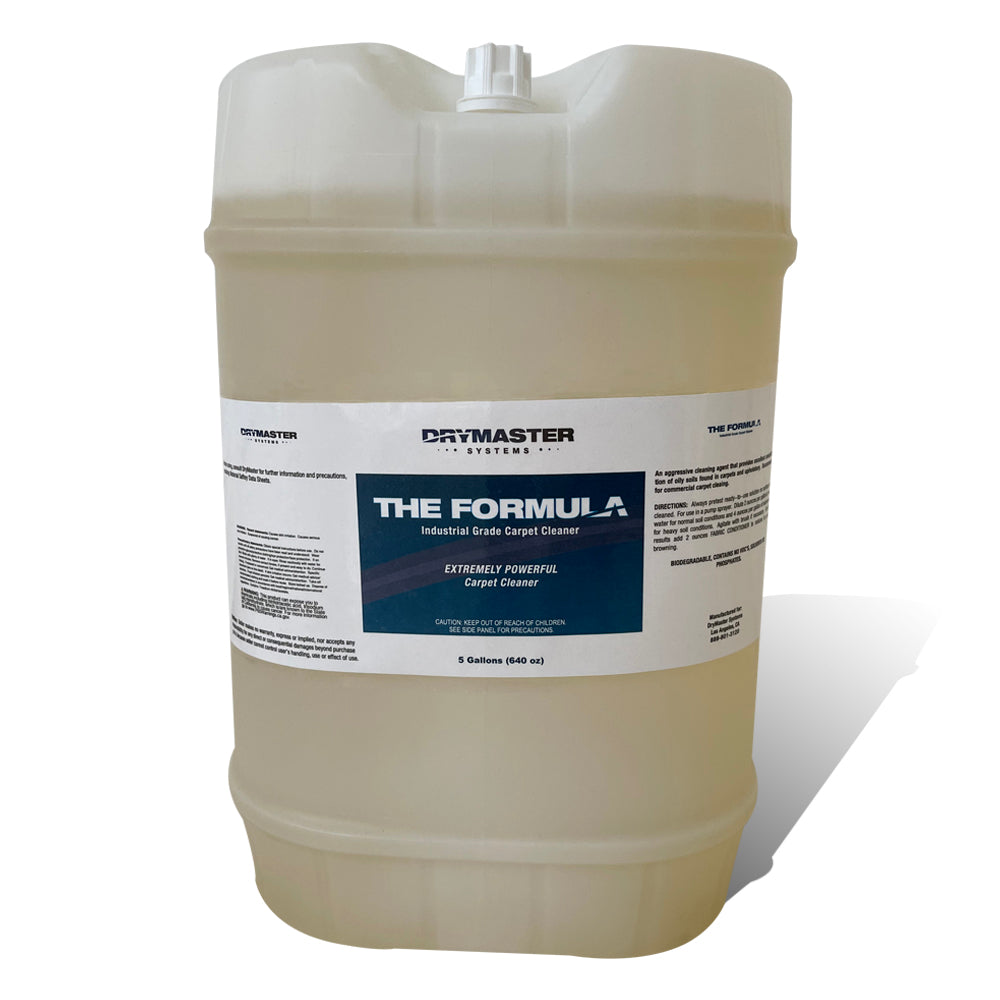 THE FORMULA High Traffic Carpet Cleaning Solution DryMaster Systems