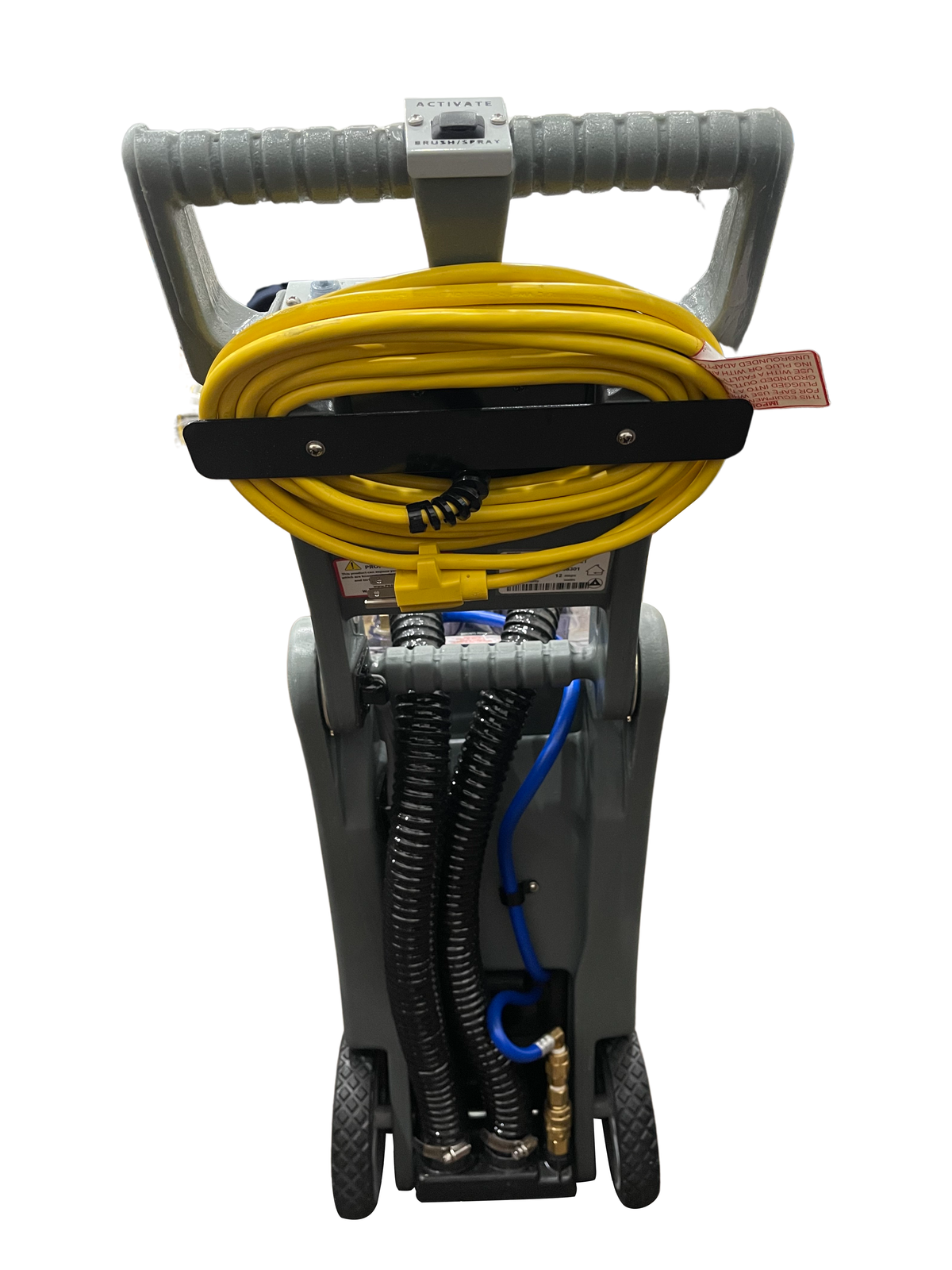 Back view of Super Master Carpet Soil Extraction System.