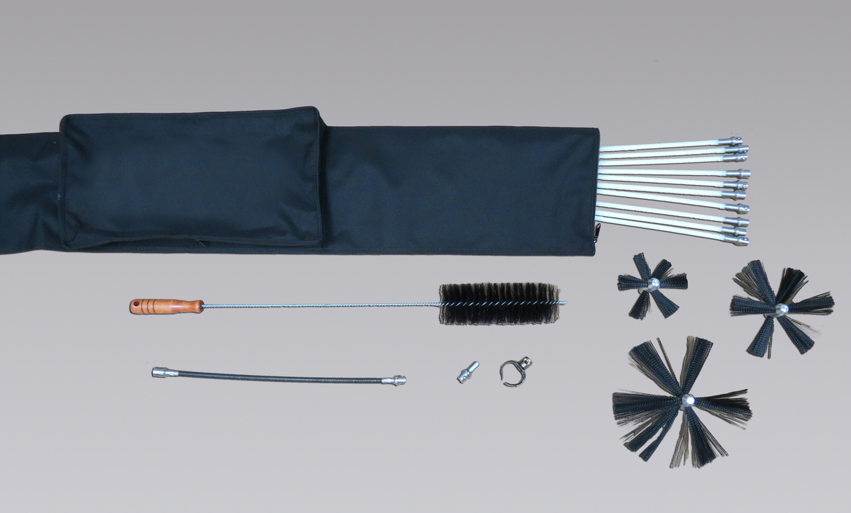 Deluxe Dryer Vent Rotary Brush Kit