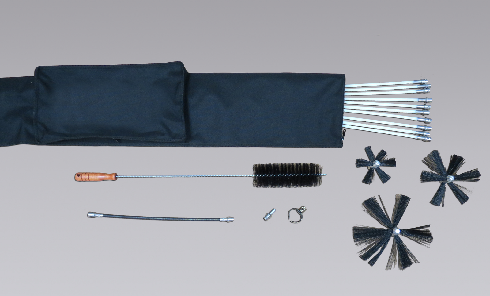 Deluxe Dryer Vent Rotary Brush Kit