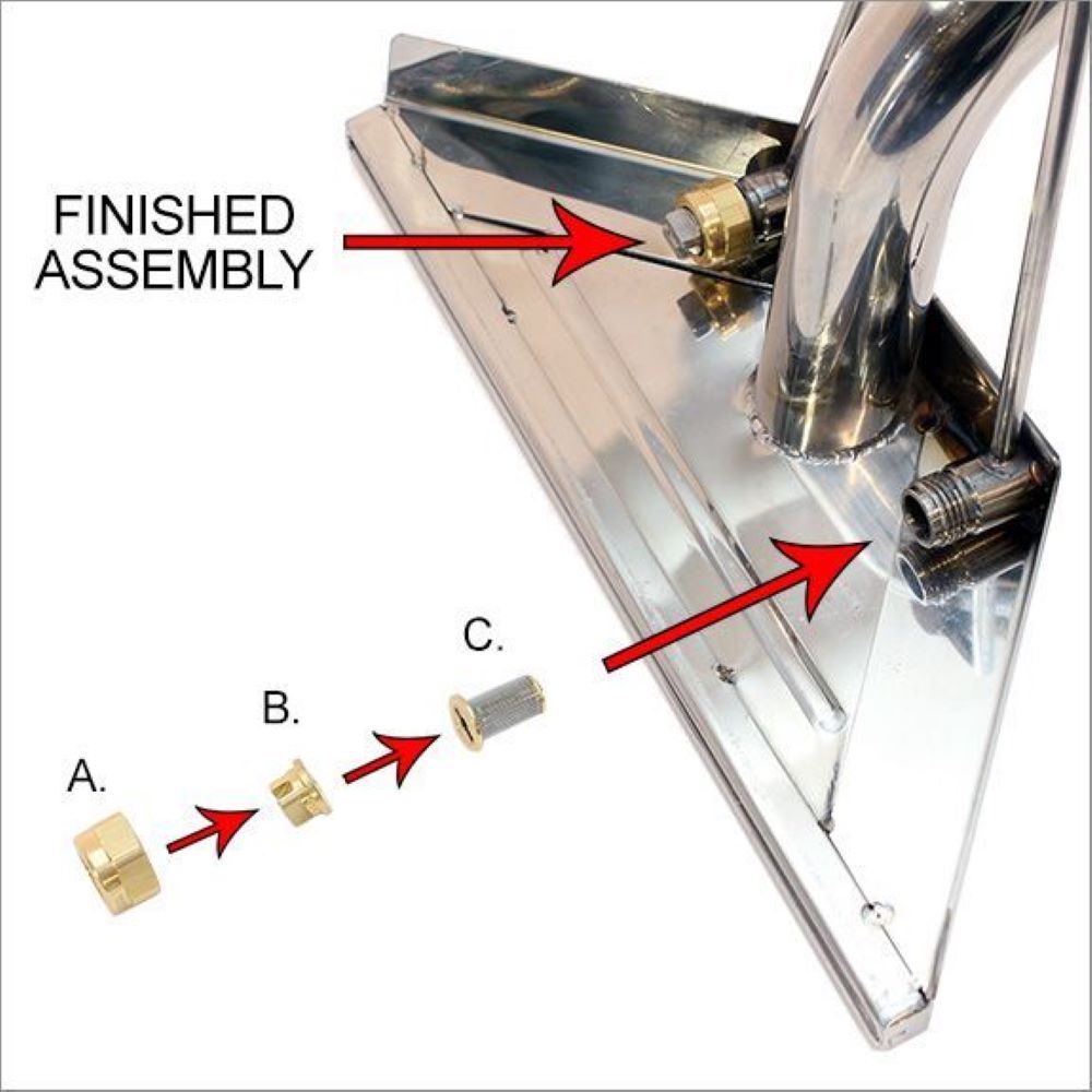 Drag Wand Check Valve with Strainer A00094B