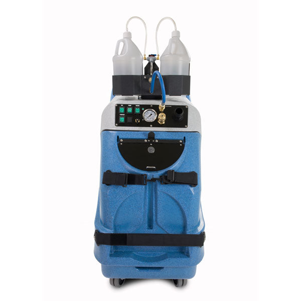 Back of 13 gallon EDIC Endeavor multi-purpose cleaning machine