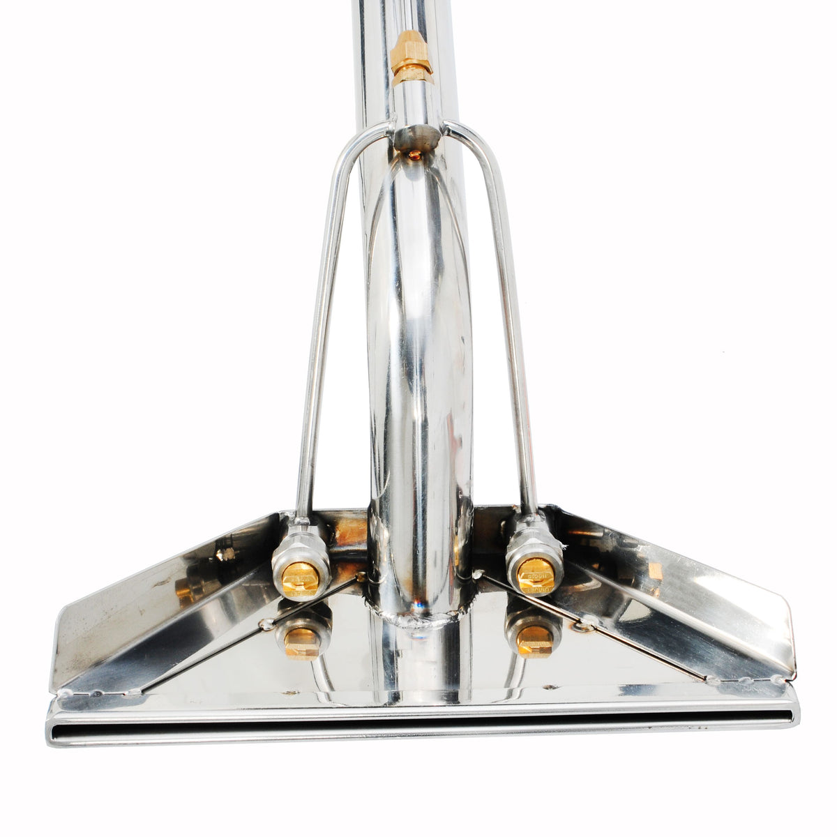 12 Inch Stainless Steel Carpet Wand Dual Jet, S-Bend High Pressure